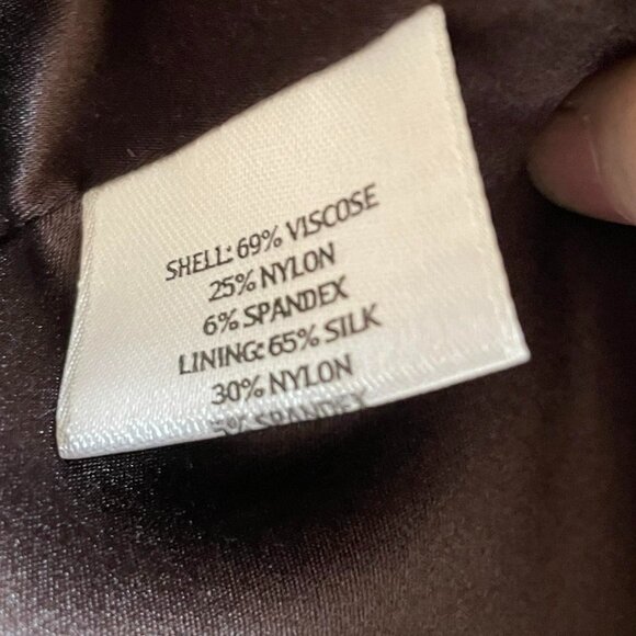 EILEEN FISHER beautiful blazer in very dark plum Women SIZE L. - Picture 11 of 12